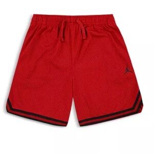 Jordan Red Tape Mesh Shorts, Black Trim, Jumpman Logo, Size XL (13-15 Yrs), NWT